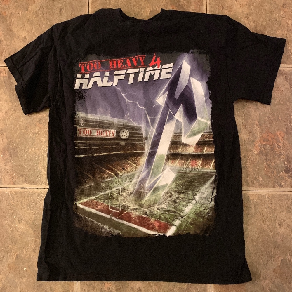 RARE Metallica San Fran NFL Super Bowl Shirt - S